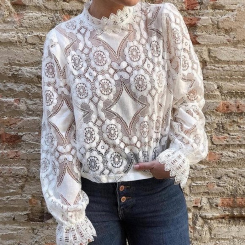 LACE LOVER boho chic blouse - Picture 7 of 7